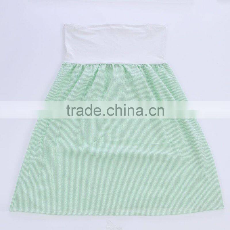 Monogrammed Seersucker Cover Up