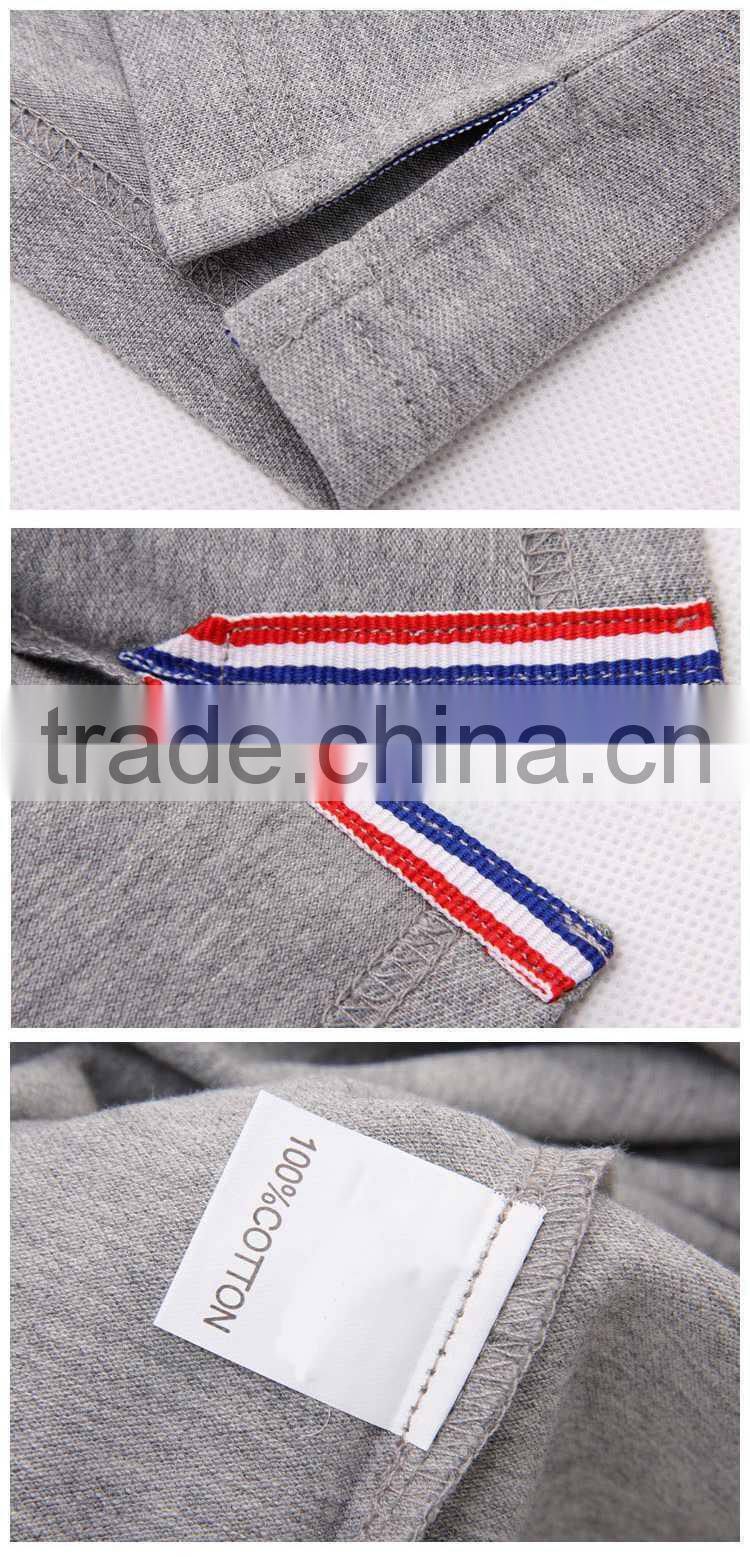 2017 Fashionable 95% polyester 5% spandex polo shirts