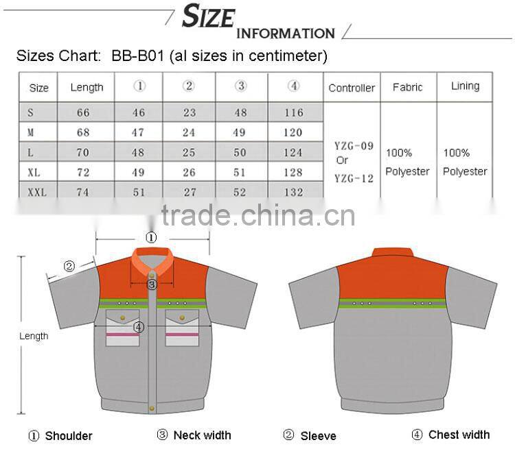 Fashion LED safety ladies work suit design