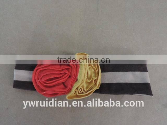 baby girl elastic fabric headband kids braid cross dot hairband flower knot solid craft children boutique headband