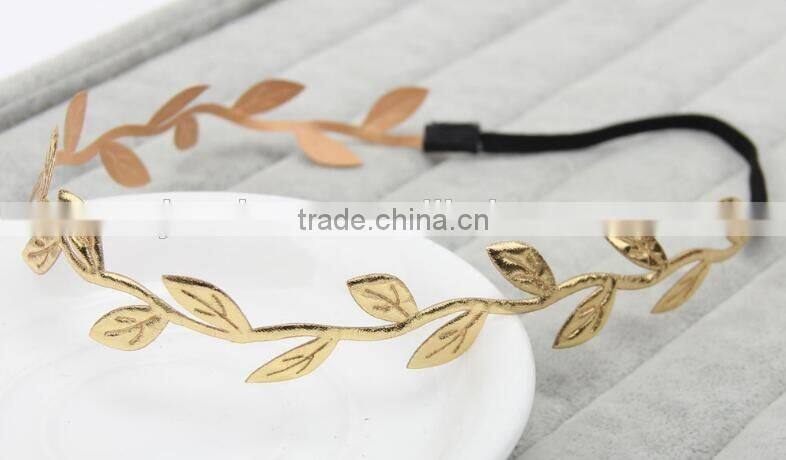 2 colors leaf headband, leaf headband for both mom and kids, mom & kids headband