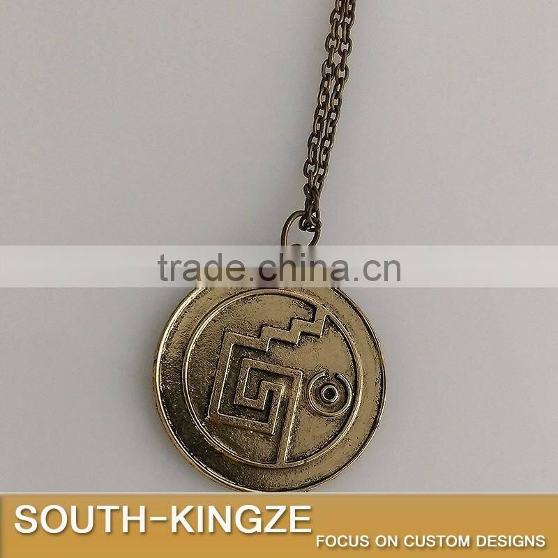 Carribean Film Preparation Pop Bronze Plated Jewelry Pendant