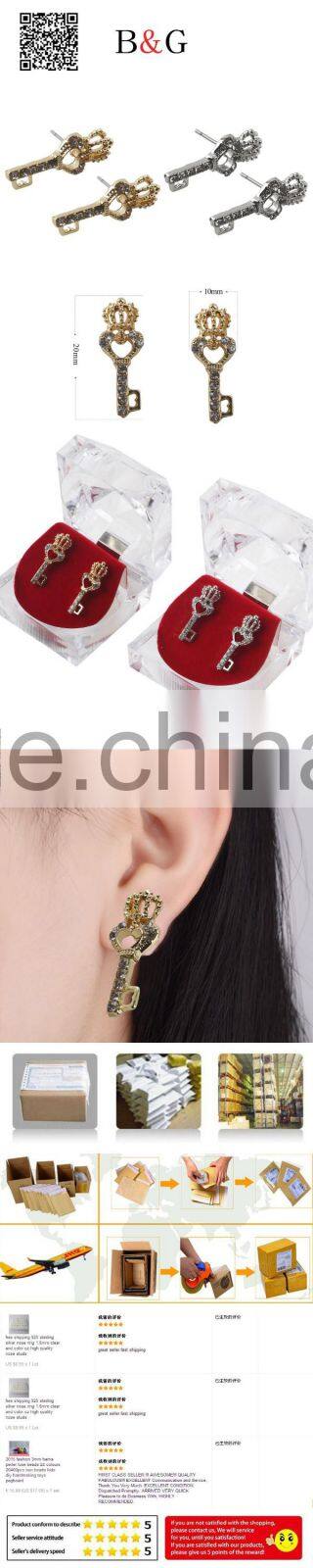 New 2016 Heavy Gold Hiphop Jewelry For for women earrings Wholesale