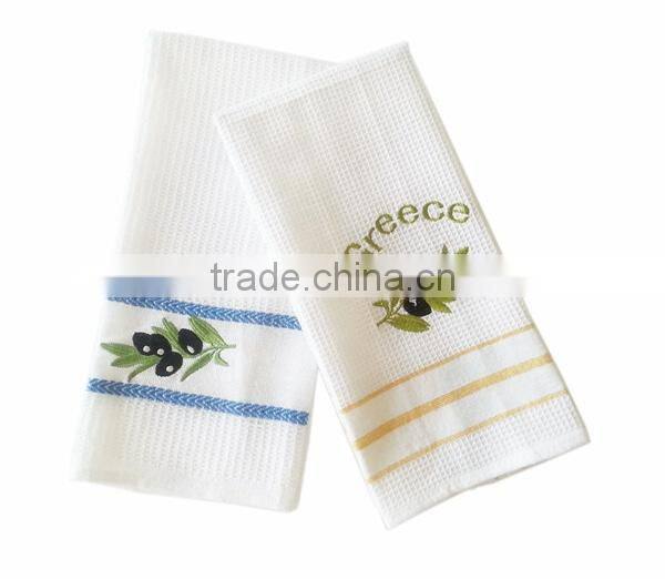 100% Cotton High Quality Health Print Kitchen Towel And Tea Towel
