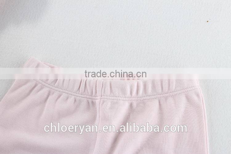 Factory price organic baby clothes set for new born infant