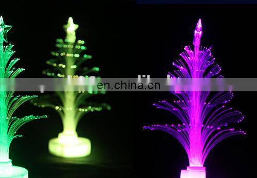 Promotional Gifts Fiber Optic led Mini Christmas Tree color changing