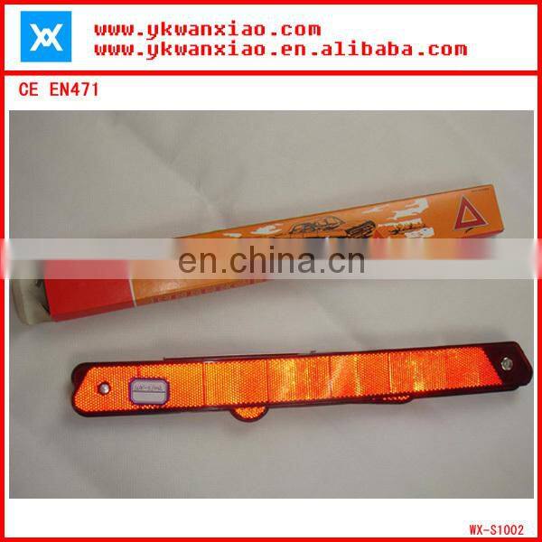 reflective Emergency safety equipment, traffic warning triangle