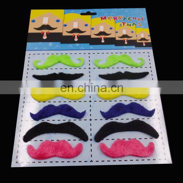 New 12stylish set funny fake mustache