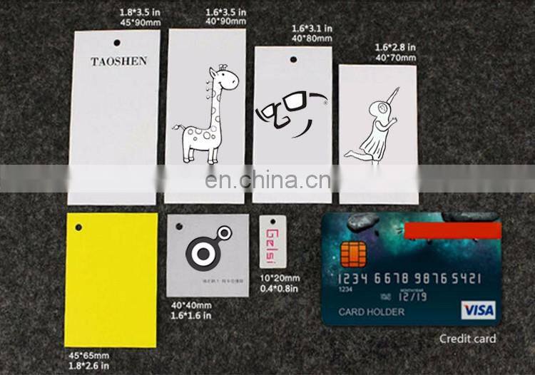 Garment Hang Tags Little Triangle Tag Clothes Hang Tag anti-theft for Anystyle Shops