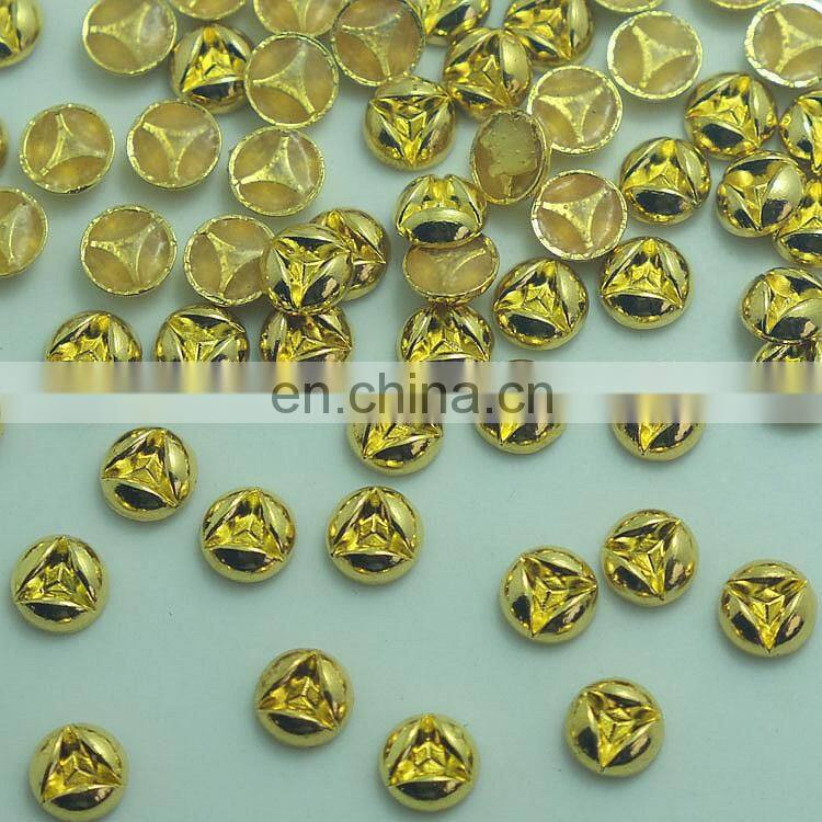 multicolor plated nailheads metal copper Hotfix