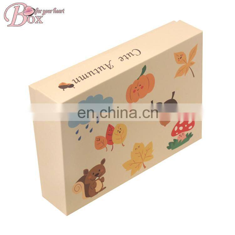 Cute Animal Pattern Cardboard Gift Box Packaing