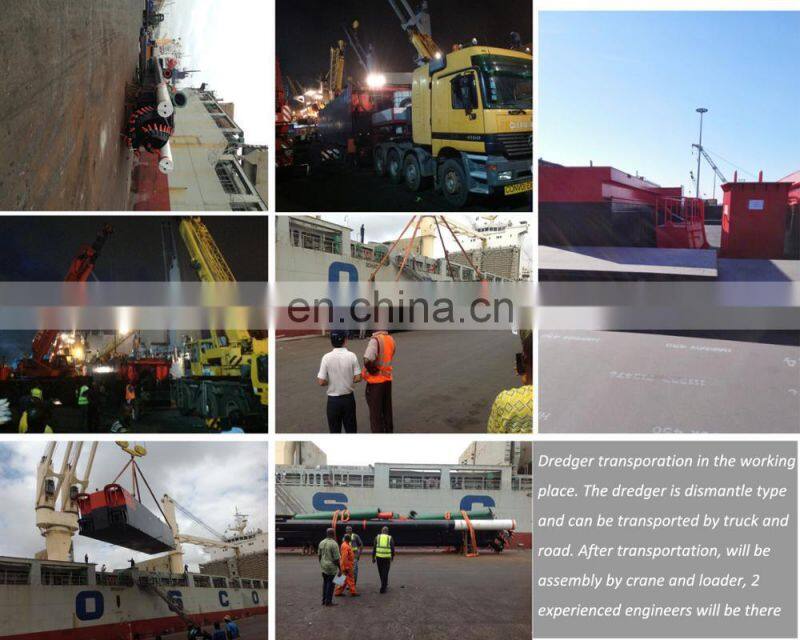 JMD500 20 inch Hydraulic cutter suction sand dredging ship machinery with spud carriage for sale