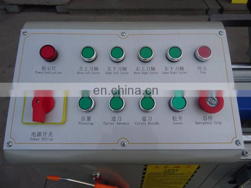 aluminium doors window manufacturing LDXWE end milling machine multi profiles one time (five cutters )milling machine price list