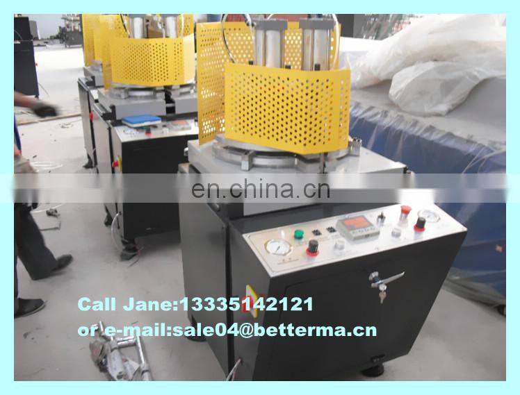 Single head variable angle door window making machine