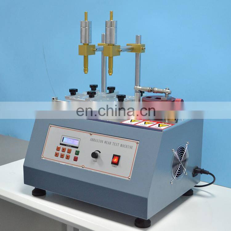 Automatic abrasion testing equipment device apparatus
