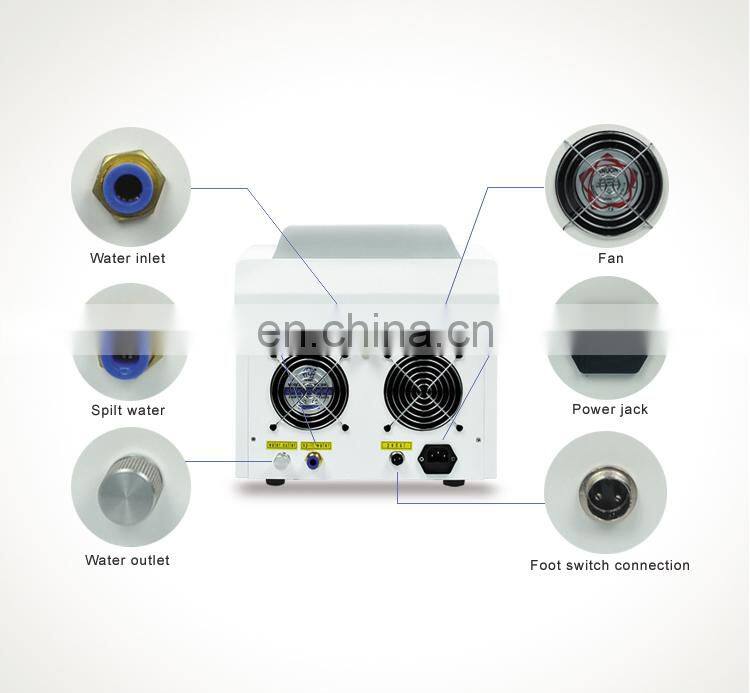 Eyebrow tattoo removal 1064 nm 532nm nd yag laser machine with carbon peel nozzle