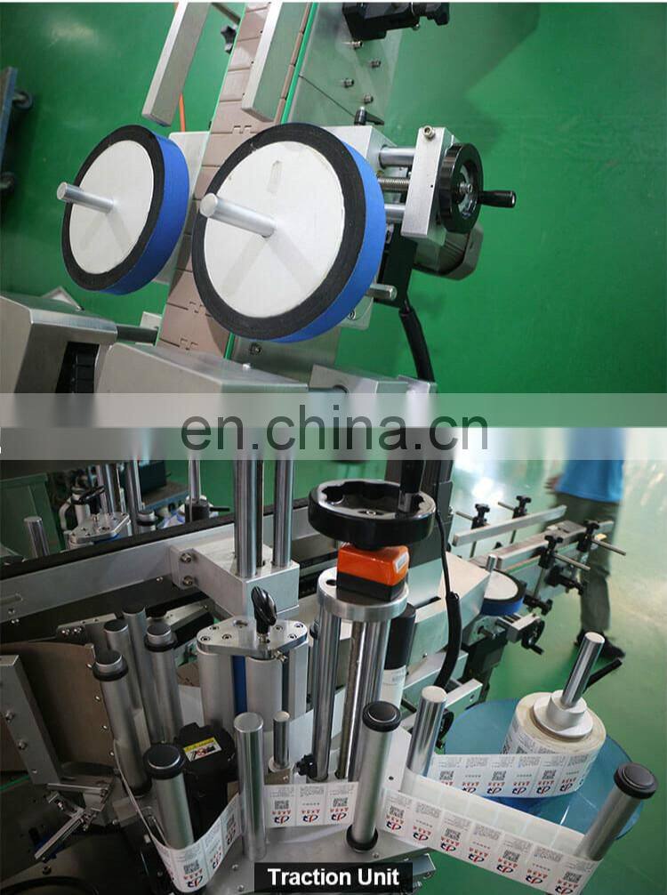 HL Automatic Adhesive Sticker Round Flat Square Oval Two Sides Bottle Labeling Machine Bottle Labeler