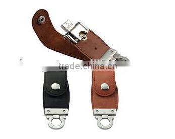 Leather usb drive strobe with usb type c 32MB-64GB capacity