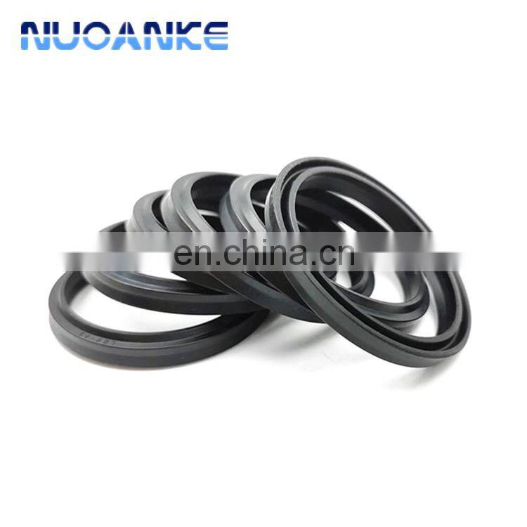China Manufacturer Oil Cylinder Dust-Proof Oil Seal LBH Type Hydraulic Cylinder Wiper Seal Black FKM Hydraulic Pump Oil Seal