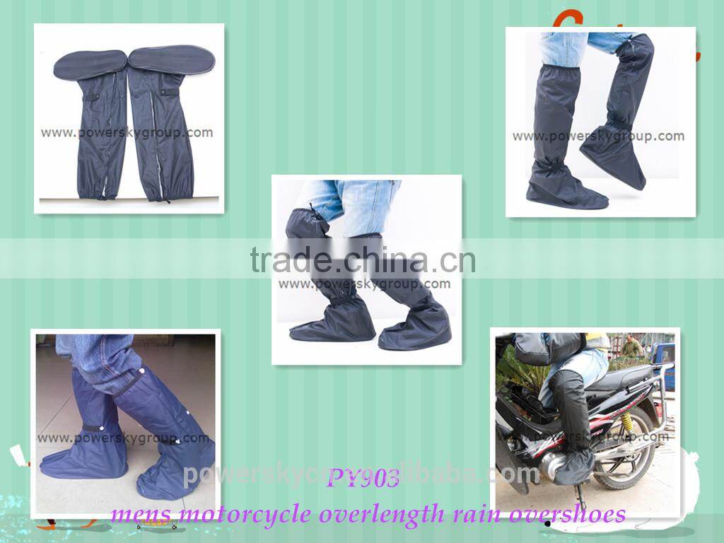 Transparent rain-proof shoe cover man galoshes with high quality