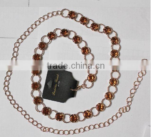 Ladies Fashion metal chain for garments