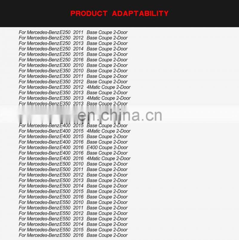 Carbon Fiber Rear Spoiler for Mercedes Benz W207 E250 E350 E500 E550 2-Door 09-14