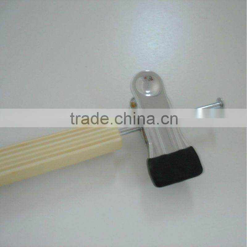 LL-11 movable custom wood hangers metal cloth hanger