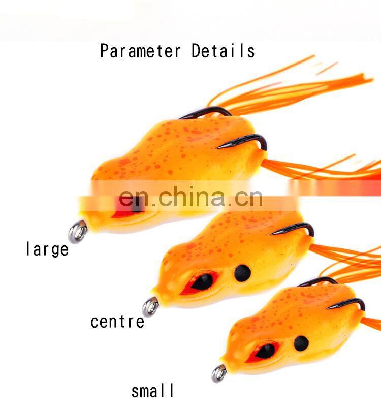 Hot sell 7g 9g 10g soft fishing lures topwater saltwater soft plastic fishing lure frog bait