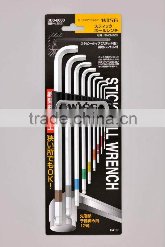 WISE hexagonal wrench hand tools names made in Japan