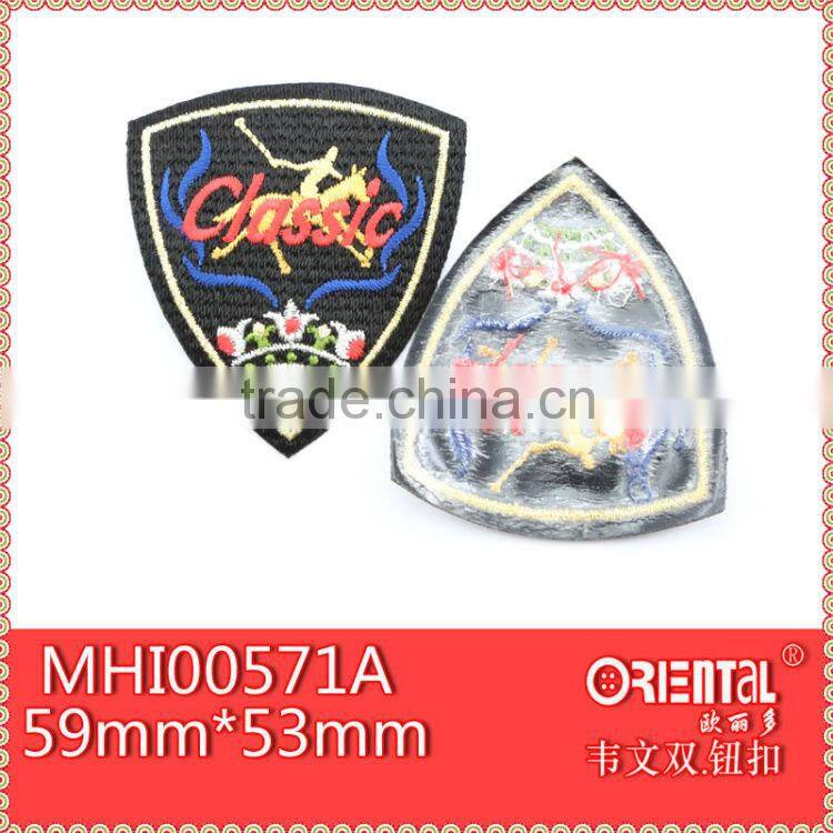 classic embroidery patch with back glue