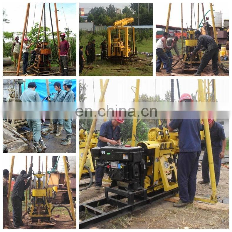Crawler Type 200m Water Well Bore Hole Drilling Rig For Sale