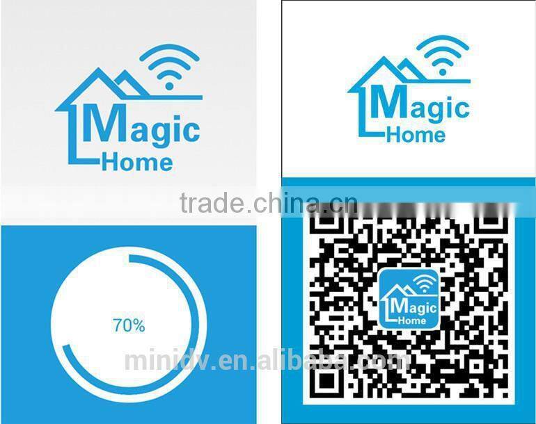 16 Million Multiple Colorful Smart Lighting 7W RGBW WiFi LED Bulb with Built-in WIFI Module for Connecting WIFI Router Directly