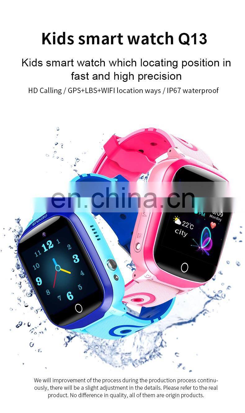 Q13 Reloj gps Kids Wifi Tracker Smartwatch Waterproof SOS Location Safety Wristwatch for Children