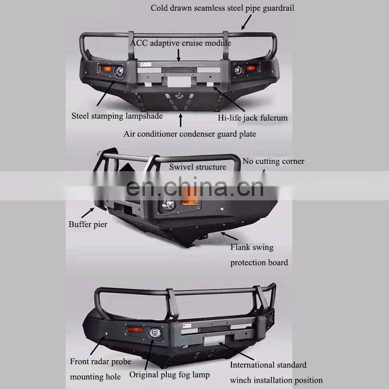 Runde For Great Wall Haval H9 Modified Bull Off-road Modification Competitive Front Bumper And High-strength Off-road Side pedal