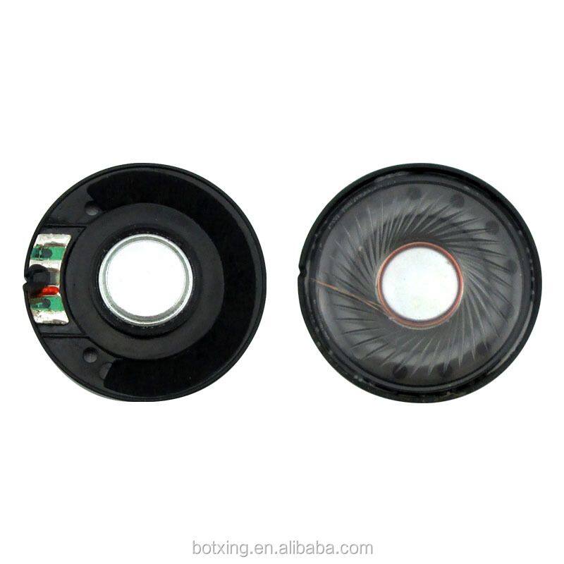 Custom design stereo sound+high fideliry 40mm Aluminum membrane loudspeakers for earbuds/headphone/headset