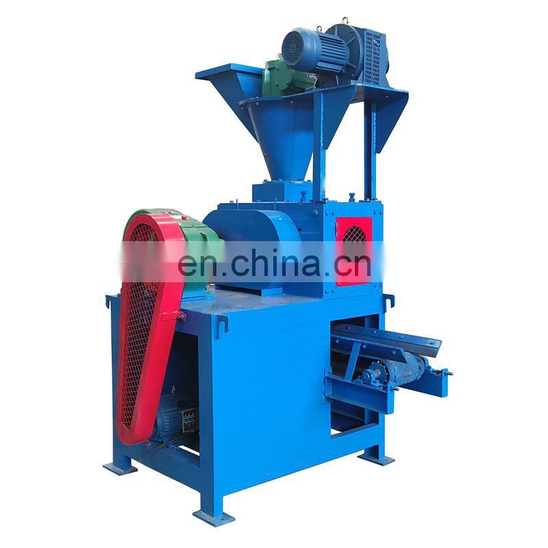 Roller type charcoal briquette machine press charcoal powder to charcoal briquettes