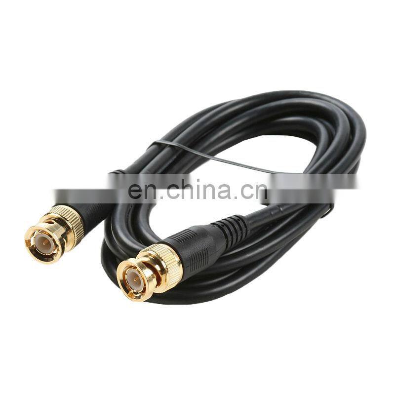 Black CCTV Video Connection Golden Plated BNC CABLE HD Camera Cable 75 Ohm SDI BNC Cable