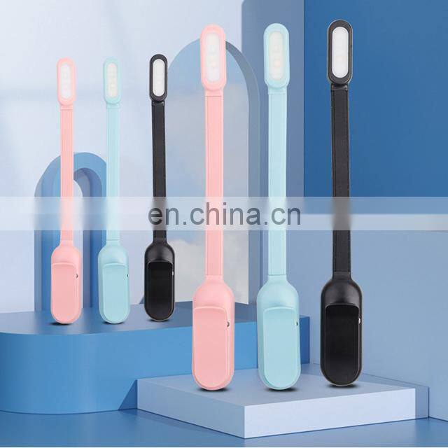 Pinbo USB Rechargeable Folding Led Reading Lamp With clip