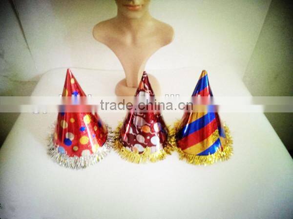 2016 New Style Plastic Halloween Hat with LED Lights/Glitter Hair Decoration