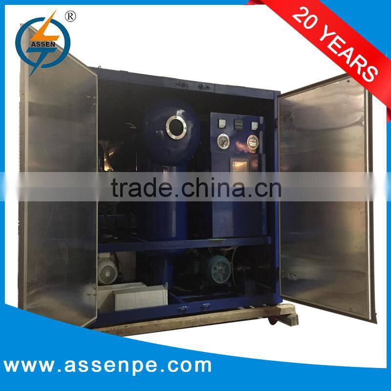 Trailer mounted Transformer Oil Purifier machine