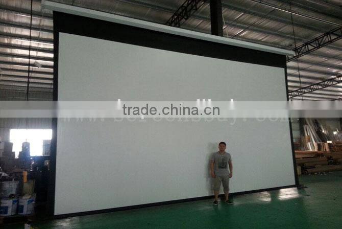 Wedding ceremony motorized screen
