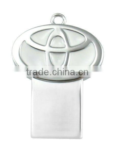 Car logo, full capacity slim USB memory disk