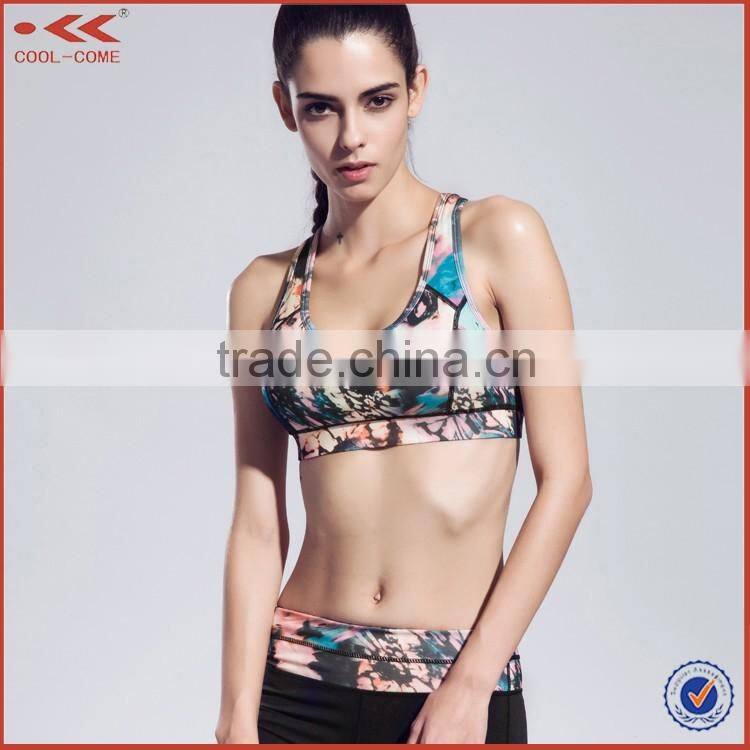 Fashion Yoga Bra Sexy Sport Wear Womens Seamless Sport Bra