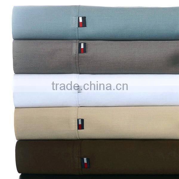 100% cotton / cotton/polyester white or dyed hotel flat sheets