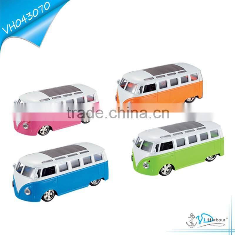 Door Open Light Music Toy Diecast Bus Model