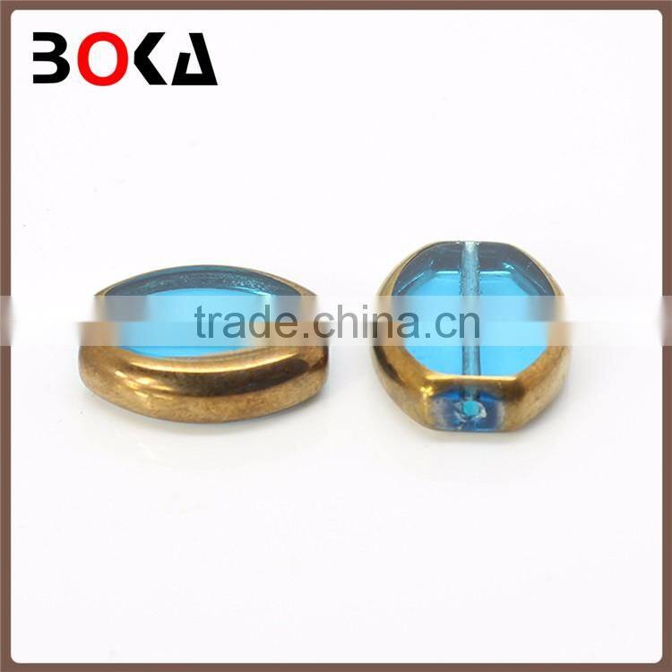 // Top Quality golden border design holes crystal glass rhinestone // glass rhinestone sew garment accessories glass stones //