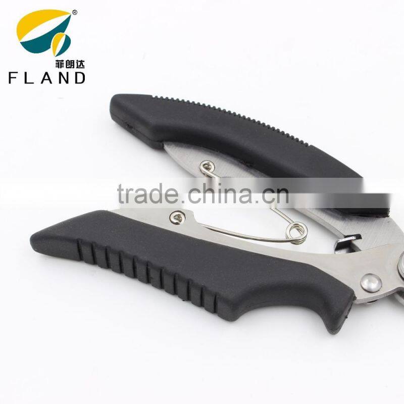 Mult-function fishing needle nose pliers tools with red handles,fishing pliers