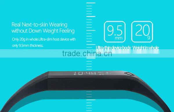 New Vidonn X6 caller ID & SMS skype facebook twitter notifications 15 days standby bluetooth 4.0 anti-lost smart bracelet
