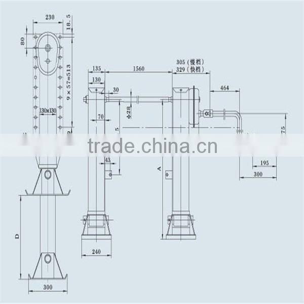 12 years of production experience landing gear by zhengyang