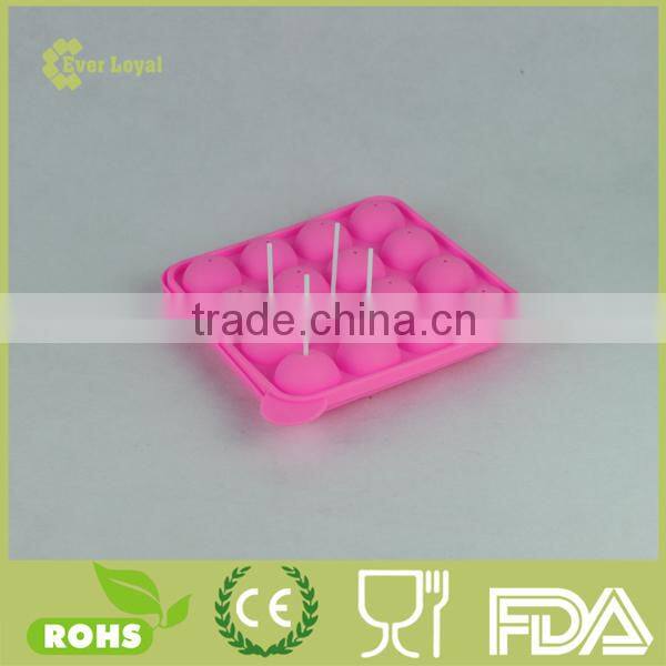 16 Holes Cake Lollipop Molds Silicone Ice Tray Lollipop Chocolate Mold